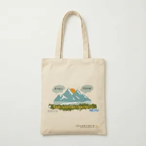 原胚色滌棉帆布袋的空白背景商品照