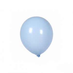 馬卡龍氣球 淺藍色單顆正面特寫