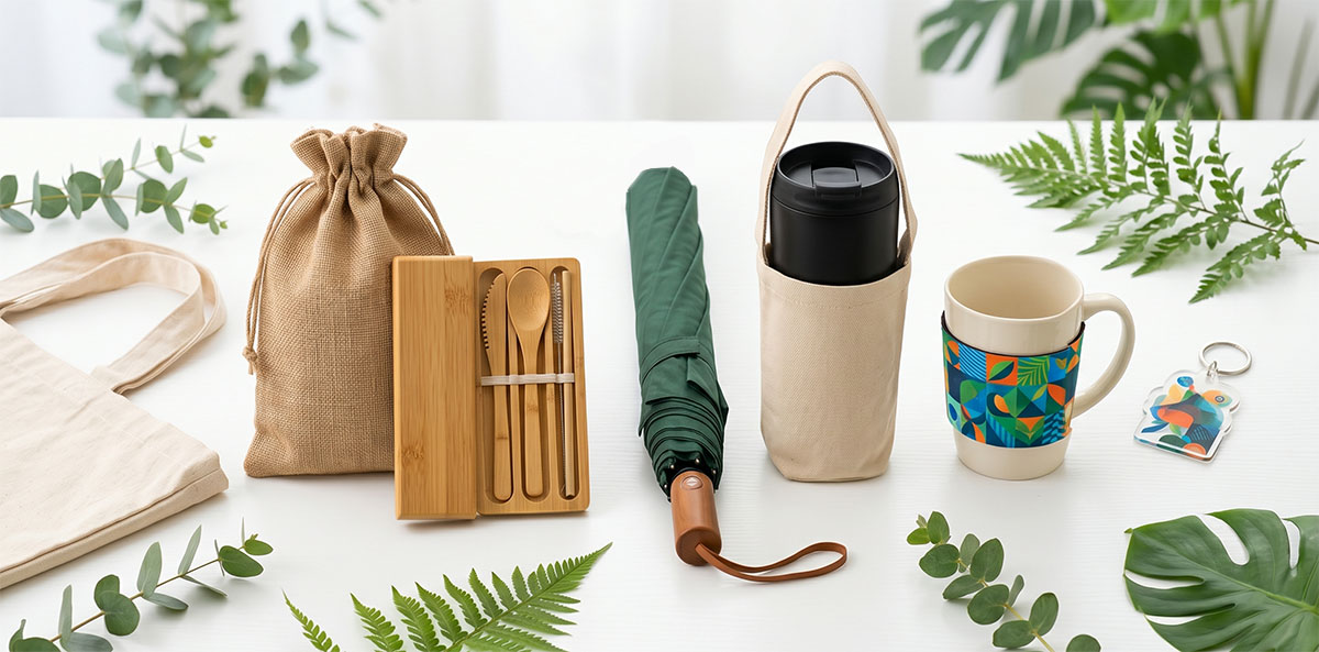 2026 禮贈品趨勢，展示環保材質、實用設計與個性化客製禮品
